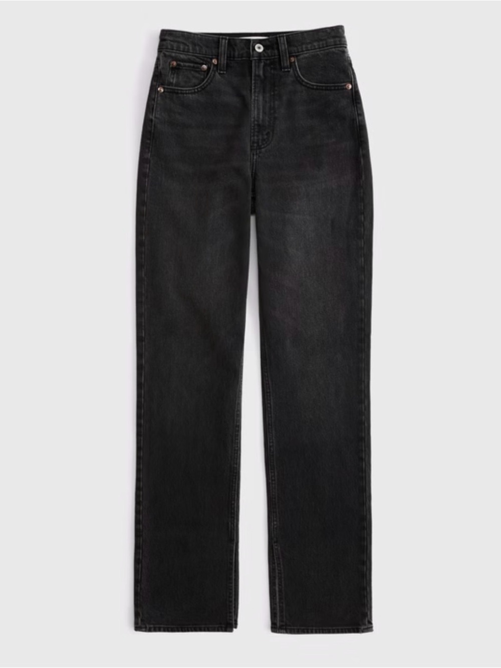 Abercrombie & Fitch Womens 90s Straigh Ultra High Rise Curve Love Jeans
